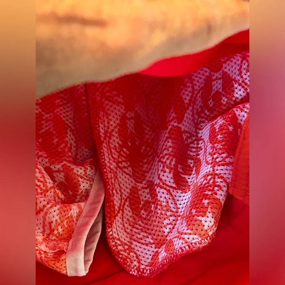 Ted Baker London Men's 4 Large Red Lined Swimming Shorts Swim Beach‎ Vacation